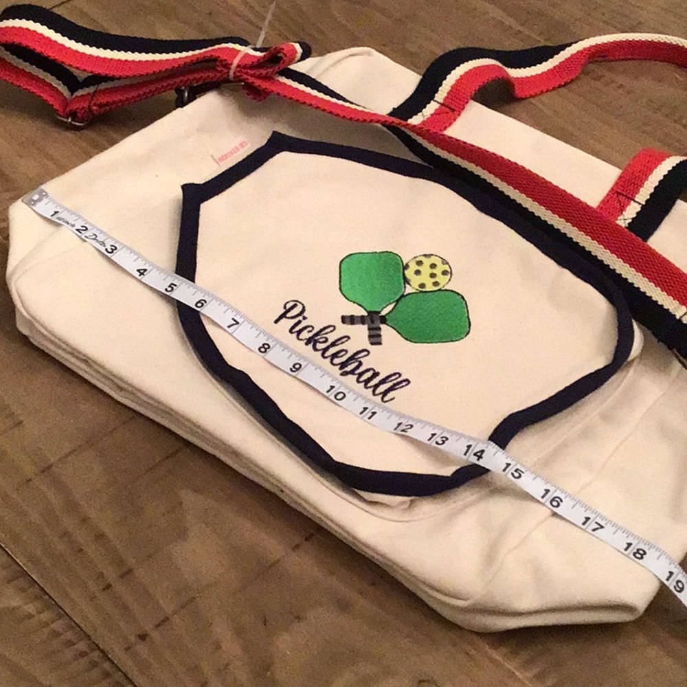 Pickleball CB Station canvas tote - Picture 11 of 14